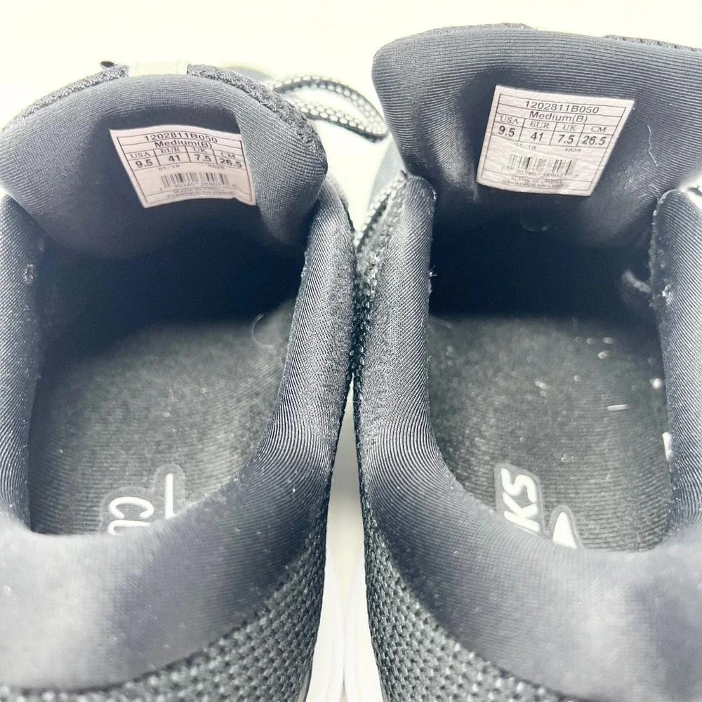 Brooks Revel 2 Womens Running Shoes Size 9.5 Black White Grey Knit 1202811B012